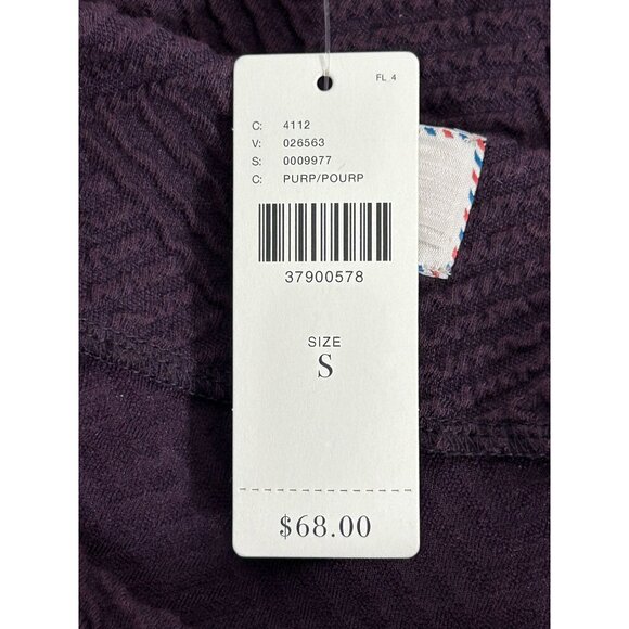 Anthropologie Postmark Funnel Neck Jura Pullover in Purple - Sz S - New - Picture 7 of 9